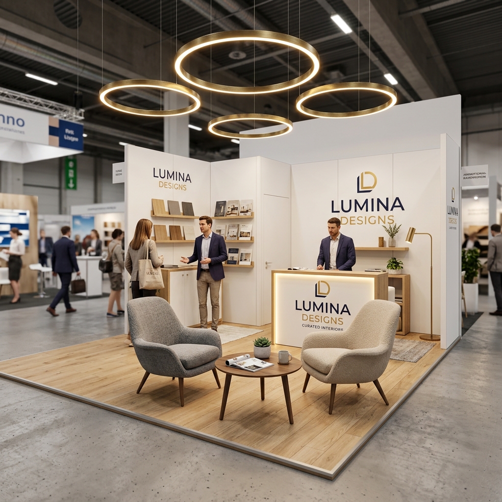 Cozy Custom Exhibition Stand Exhibition Stand